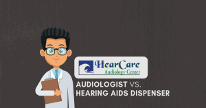 Audiologist vs hearing aid dispenser image